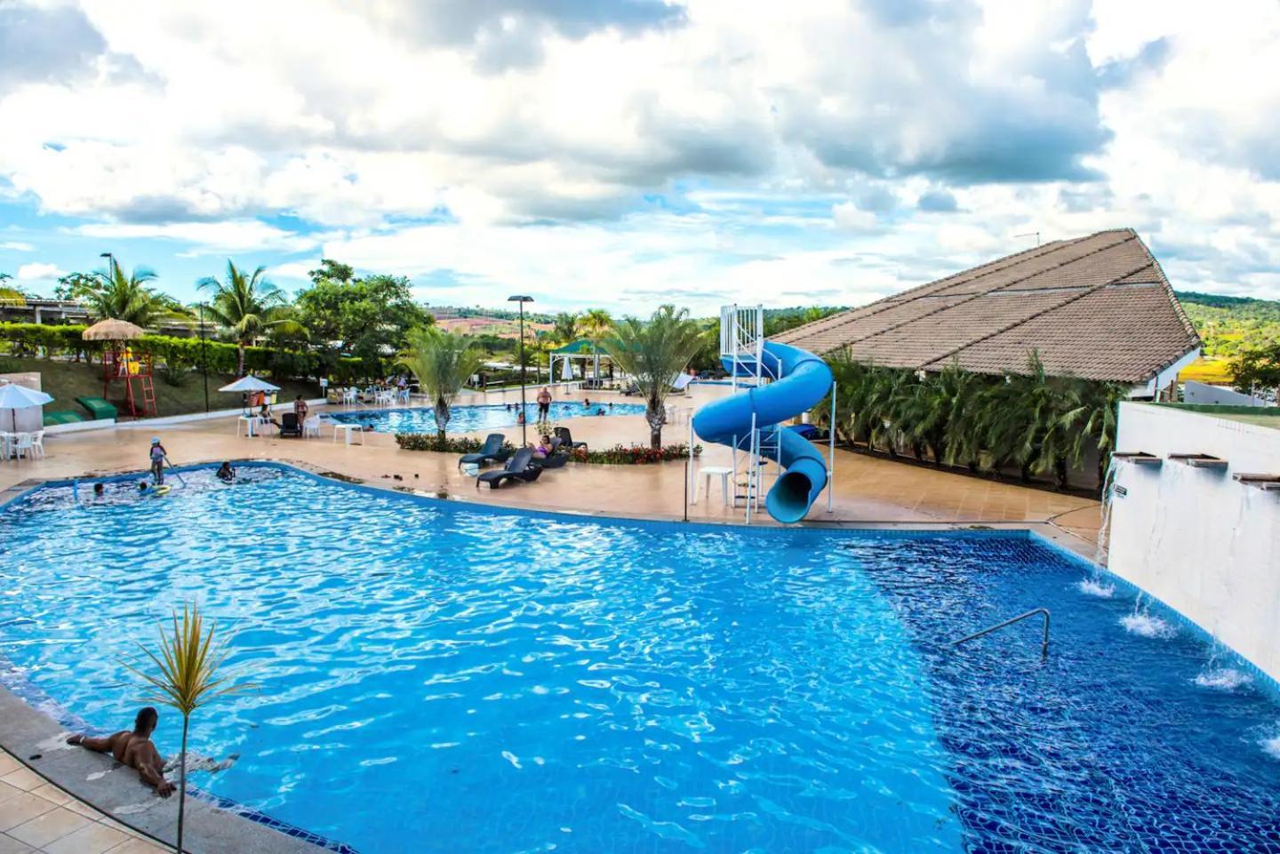 Apartamento de Luxo, Enseada Náutico Caldas Novas Exterior foto